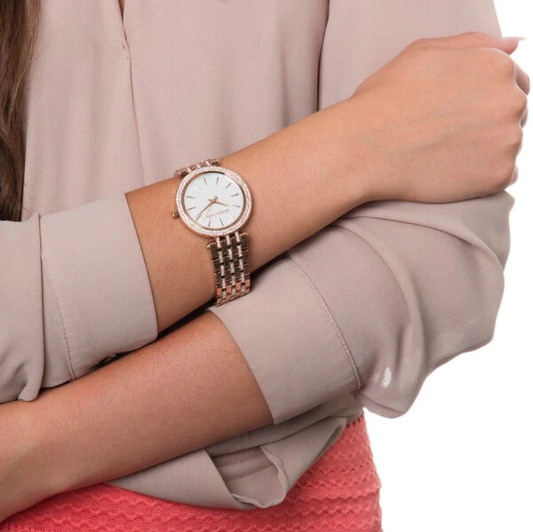 Michael Kors MK3220 Darci Mother of Pearl Dial Crystal Women's Watch Michael Kors MK3220 Darci Mother of Pearl Dial Crystal Women's Watch